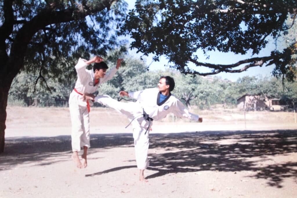 Flying Kick Demonstration